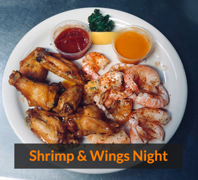 Wings & Shrimp Special