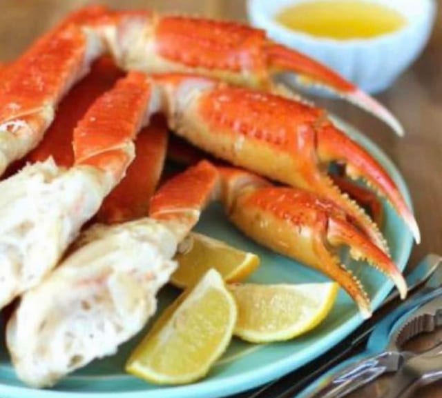Snow Crab Leg Entree.