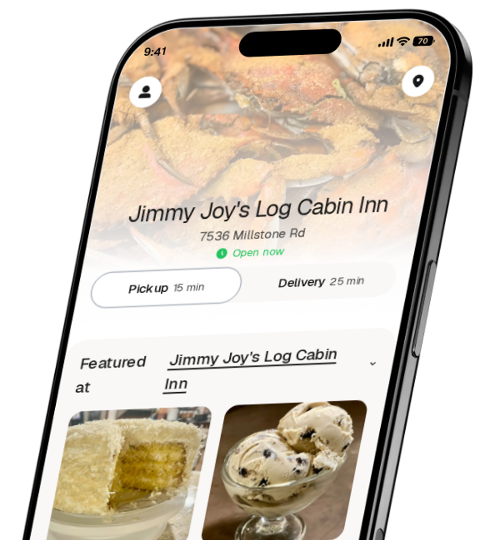 Jimmy Joy's Log Cabin Inn app preview