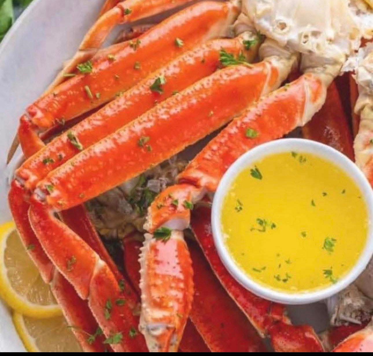 Snow Crab Leg Entree.