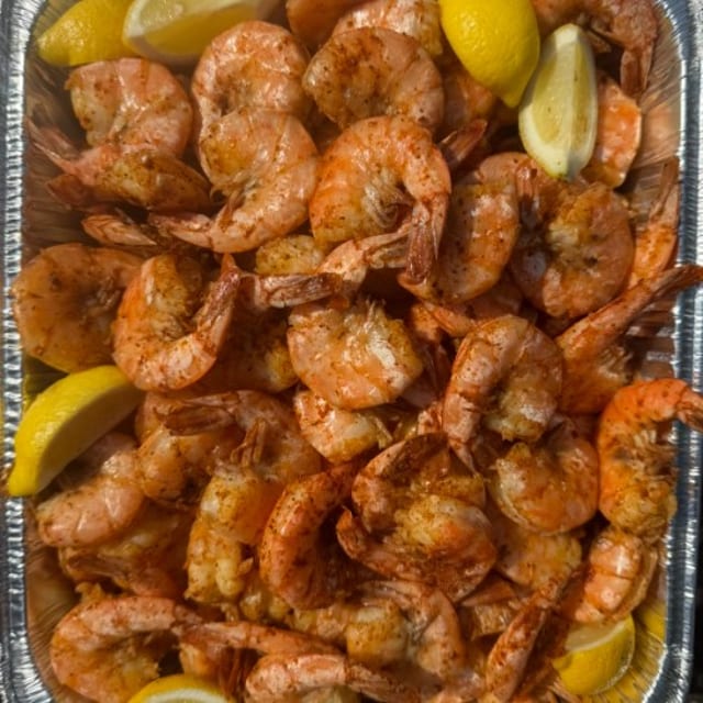 Large Wild Caught Steamed Shrimp 1/2 Lb.