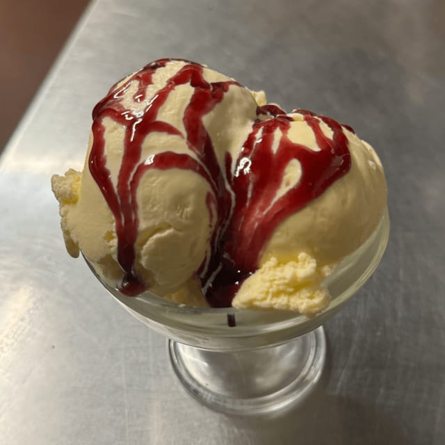 Vanilla Ice Cream.