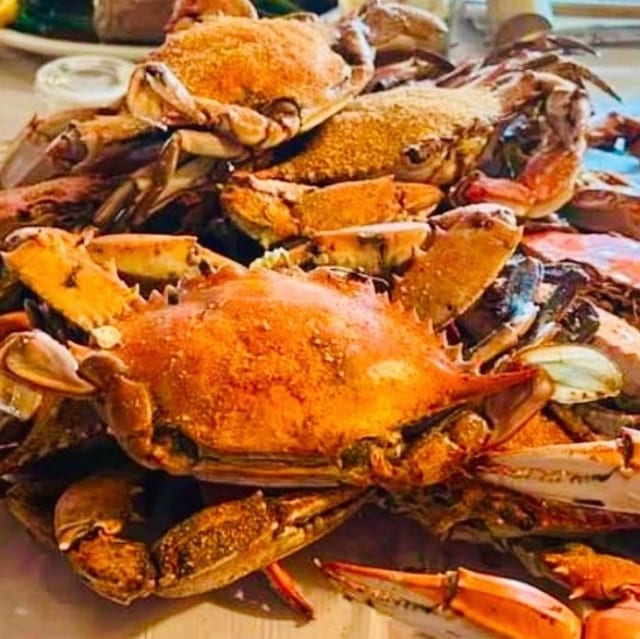 Fresh Blue Crabs #2 (Medium) Males Half Dozen.